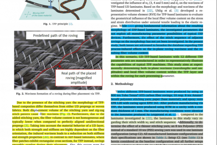 Fig. 2.  Example of colour-coded reading