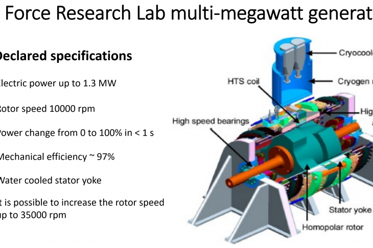 Figure 3. Generator design developed by Air Force Research Lab