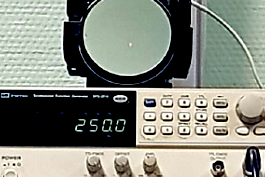 Figure 2. Implementation of the reflecting membrane on the sound emitterg membrane on the sound emitter