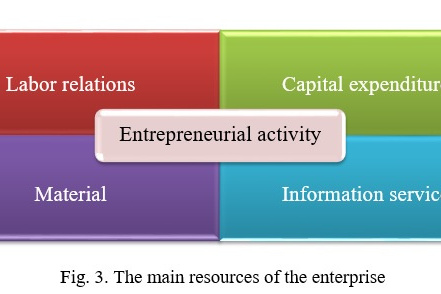Figure 3. Main resources of enterprise