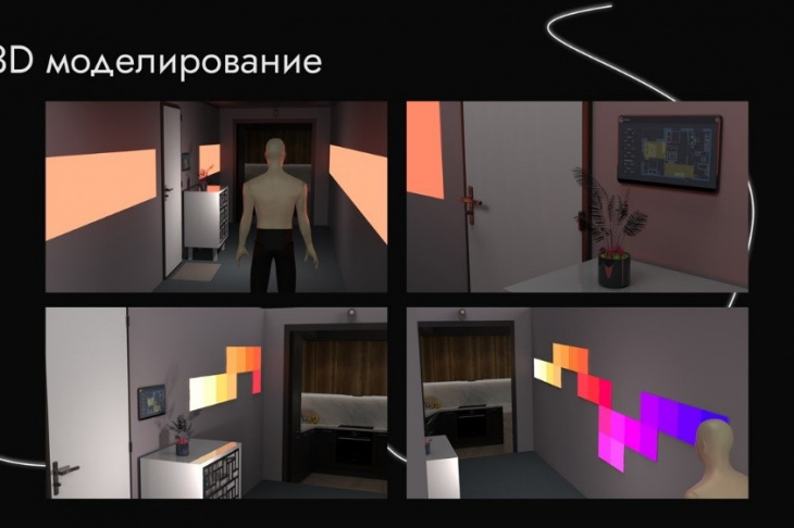 Рис. 5 Итоговое решение. 3D-модель