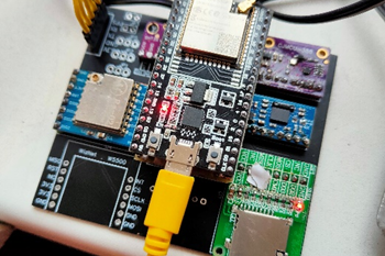 Fig. 2. Flight sample board