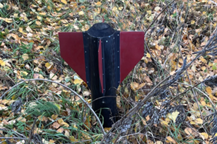 Fig. 6 LVME "RN-D2" after the third launch Fig. 6 RNIO "RN-D2" after the fourth launch