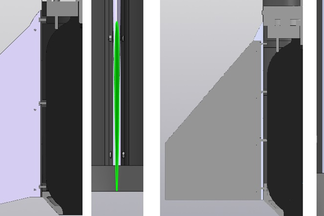 Fig. 3. Stabilizer, profile "PH-D1" and stabilizer, profile "PH-D2"