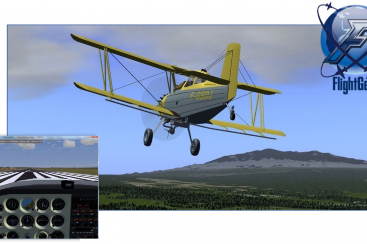 Fig. 2. FlightGear Flight Simulator Interface