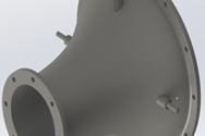 Рис. 2. 3D-модель сопла Витошинского