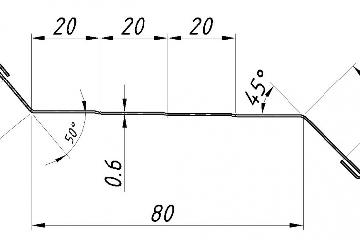 Рис. 2. Профиль ЗП-110х36