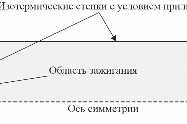 Рис. 1. Схематическое изображение расчетной области