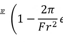 Formula 3: Wave resistance