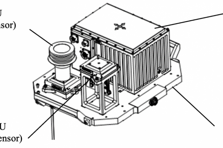 Fig. 6. The layout of the astronavigation system with the protective cover removed