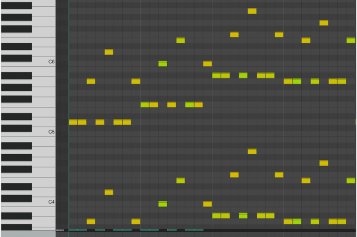 Fig. 2. MIDI file example