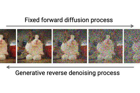 Fig. 4. Forward and backward diffusion