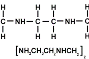 Рисунок 2.1.2 Структурная формула триэтилентетрамина